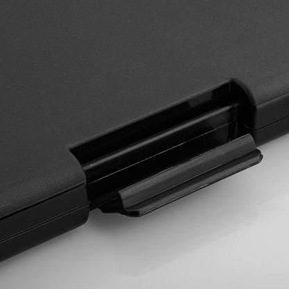 Plastic A4 Form Storage Box Case, Clipboard Case, Suitable for School, Utility, Industrial Office, Medical Personnel, Black