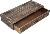 Wooden Drawers Organizer Solid Farmhouse Style Retro Desktop Drawer Storage Box Organizer With Drawers, Office Organization for Countertop Table To Store Mail, Phone, Suppliers, Glasses (Retro)